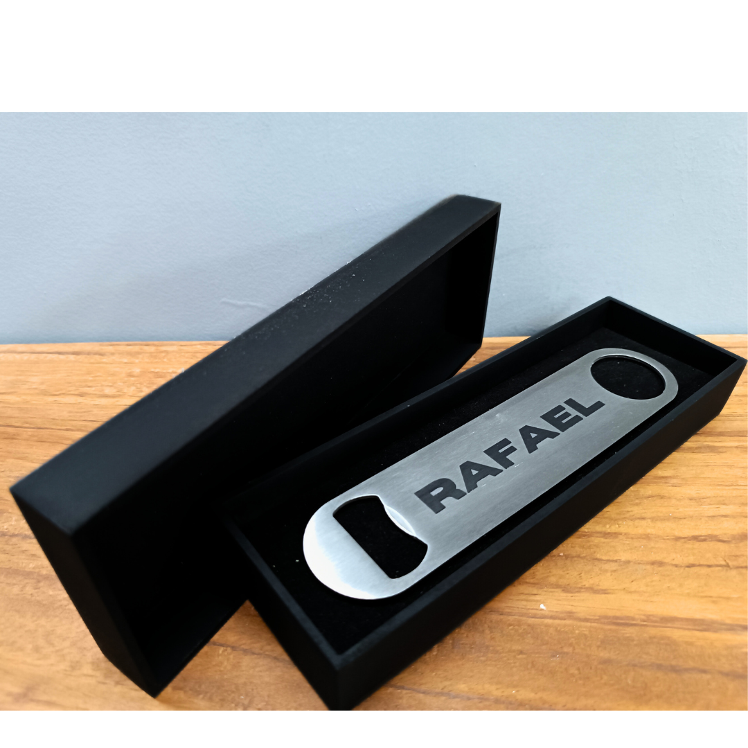 Destapador plano metalico